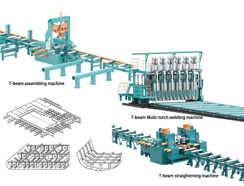 T-beam Assembling & Welding Line
